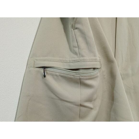 Izod Men's Shorts Golf Swing Flex Stretch UPF 50 Cargo Beige Size 36 - Picture 7 of 13